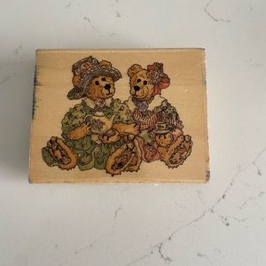 THE BOYDS COLLECTION UPTOWN RUBBER STAMPS EMMA & BAILEY AFTERNOON TEA